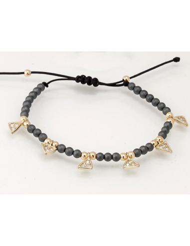 Pulsera Velvet Marina García plata y...